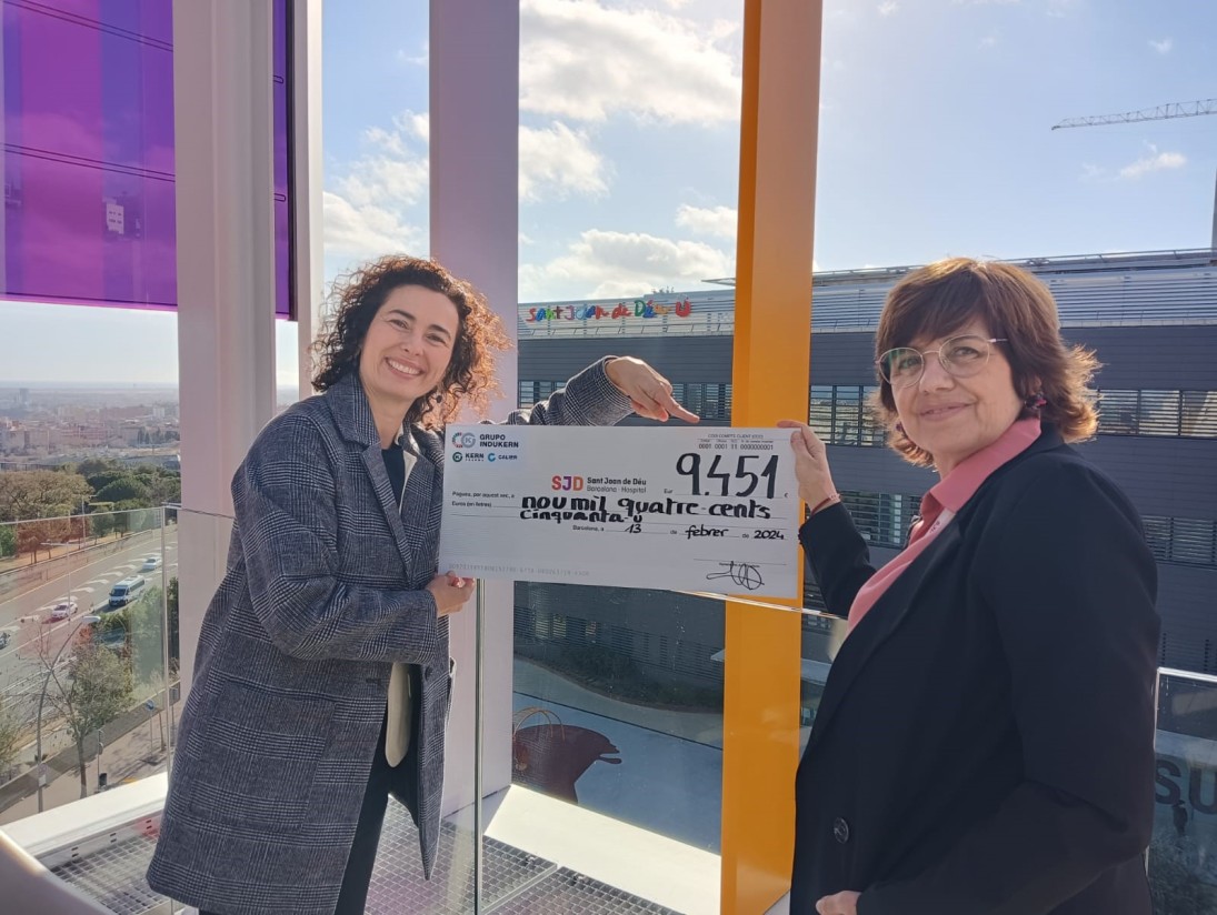 Calier dona más de 1.700€ al Hospital Sant Joan de Déu