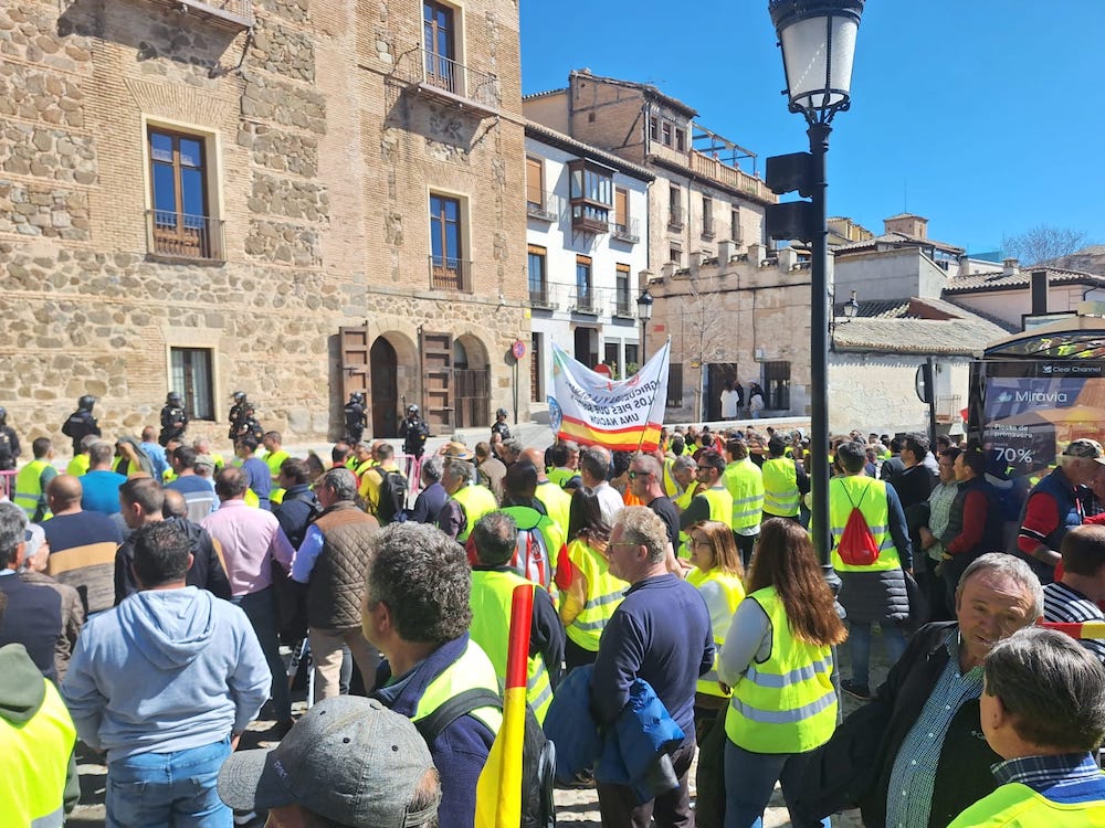 Toledo y Almería, centro de las protestas agrícolas del martes