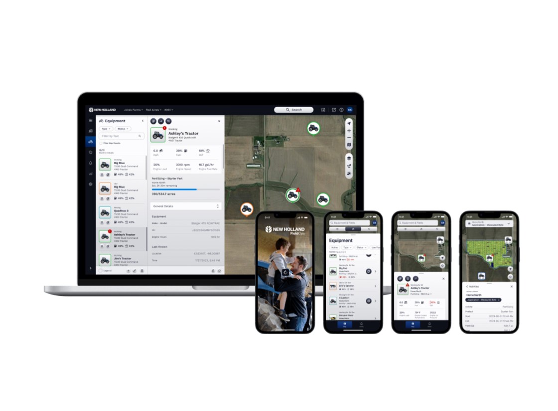 FieldOps, la nueva plataforma de New Holland para la gestión de datos agrícolas en tiempo real