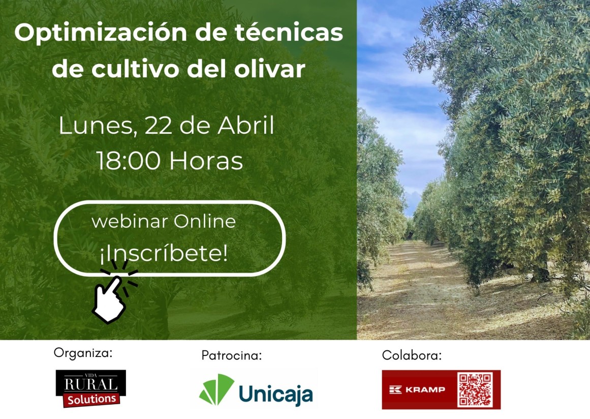 Webinar Vida Rural: Optimización de técnicas de cultivo del olivar