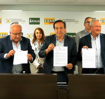 Cooperativas Agro-alimentarias de España, Asaja y COAG presentan 12 medidas concretas para el campo