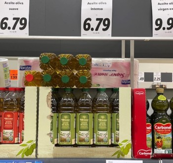 Los precios de los alimentos registran un aumento del 2,4% anual: frutas (+10,4%) y aceite y grasas (-30,3%)