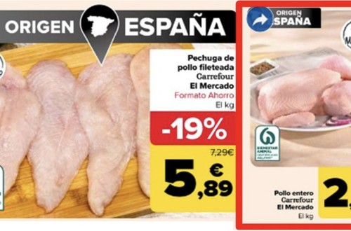 COAG rechaza el uso del pollo como producto reclamo: «perjudican gravemente a 5.000 granjas avícolas»