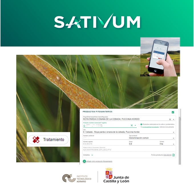 Castilla y León conecta su plataforma de agricultura de precisión Sativum con el Registro de Productos Fitosanitarios