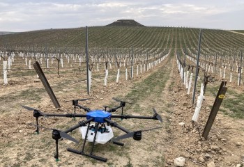 Drones aplicadores como alternativa más sostenible al tratamiento convencional