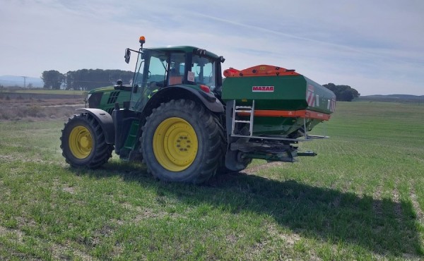 Dosificación variable de fertilizantes en cultivos extensivos mediante mapas prescriptivos