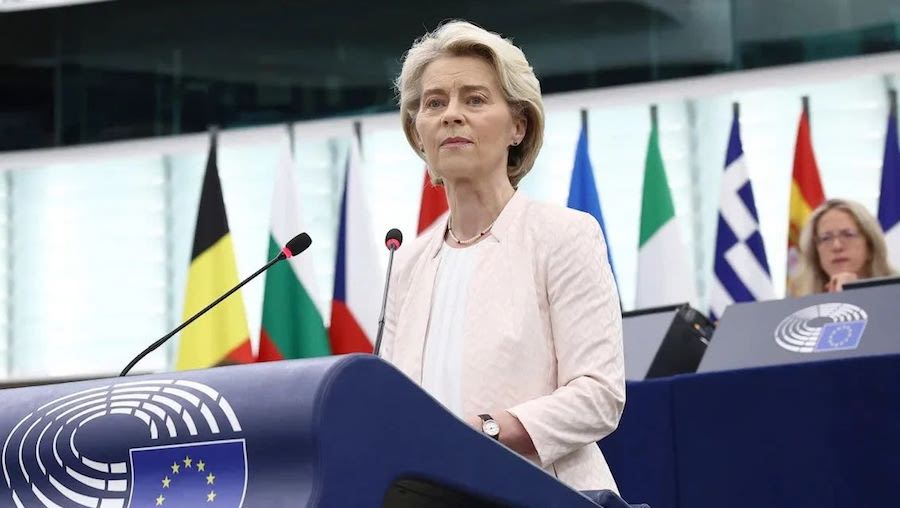 Ursula von der Leyen asegura que Bruselas tiene «un plan sólido» para contraatacar a los aranceles globales de EEUU