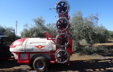 Pulverización avanzada para aplicación de fitosanitarios al olivar