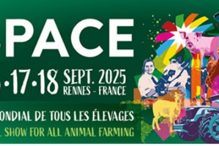SPACE 2025 se celebrará del martes 16 al jueves 18 de septiembre, en el Parque de Exposiciones de Rennes