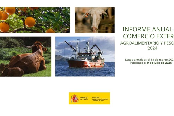 El sector agroalimentario y pesquero alcanza un saldo comercial récord de 19.232 millones de euros, un 21,2% más