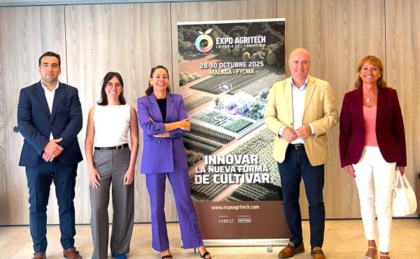Expo AgriTech 2025, del 28 al 30 de octubre, reunirá en Málaga a más de 8.000 profesionales del sector