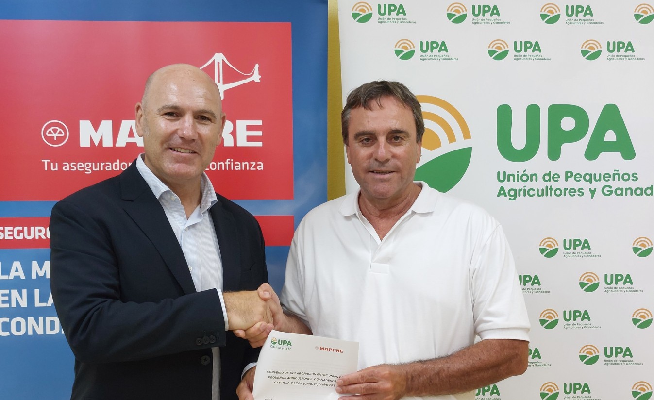 Mapfre y UPA Castilla y León firman un acuerdo de colaboración para ofrecer cobertura aseguradora