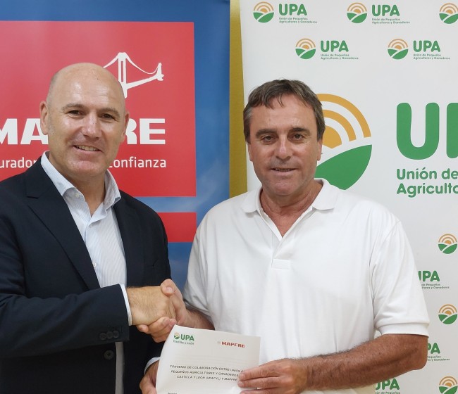 Mapfre y UPA Castilla y León firman un acuerdo de colaboración para ofrecer cobertura aseguradora