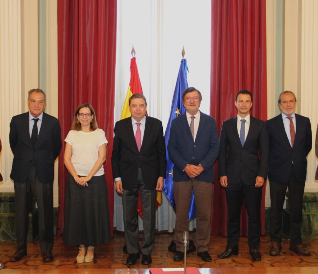El ministro Luis Planas se reúne con el nuevo presidente de Fepex