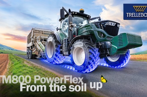 Trelleborg Tires presenta el nuevo TM800 PowerFlex, su neumático premium con tecnología ProgressiveTraction