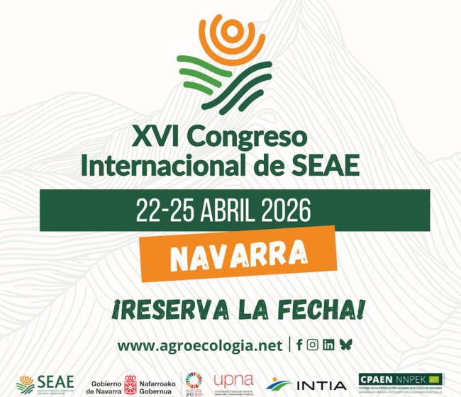 Navarra acogerá del 24 al 26 de abril el XVI Congreso Internacional de Agricultura Ecológica de SEAE
