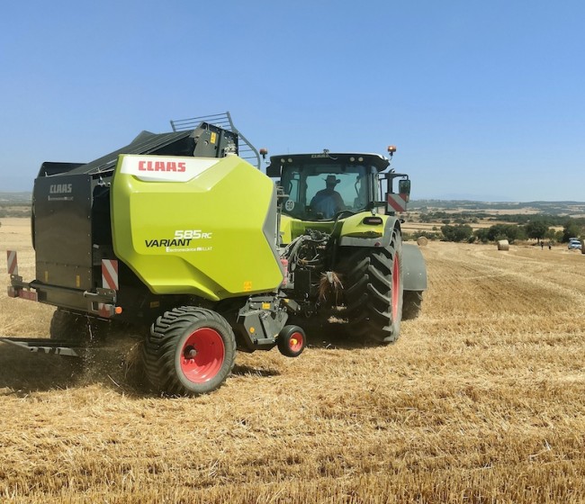 Claas Variant 585 RC: sobresaliente capacidad y calidad del trabajo en campo