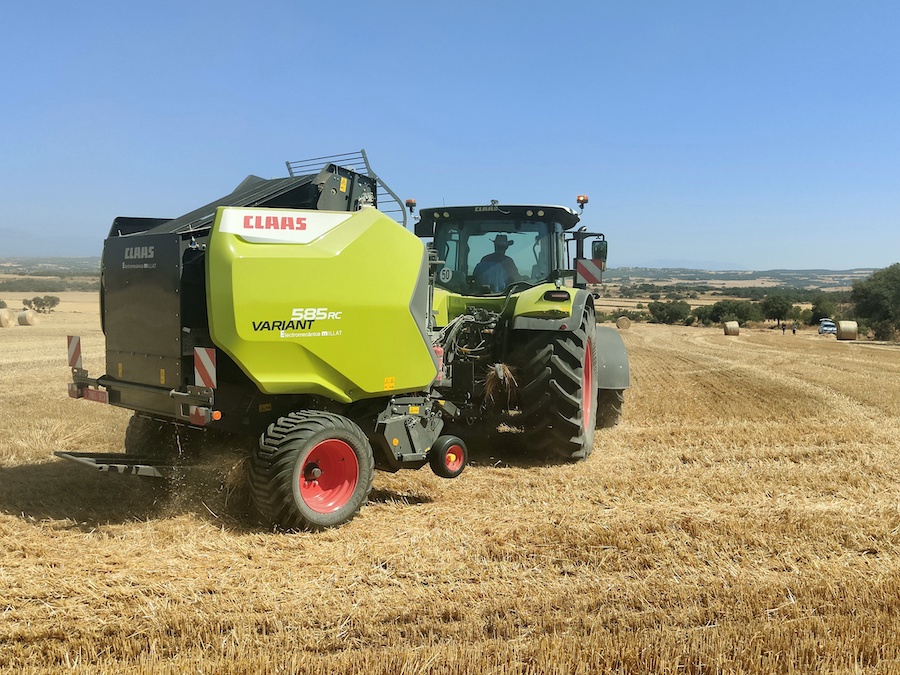 Claas Variant 585 RC: sobresaliente capacidad y calidad del trabajo en campo