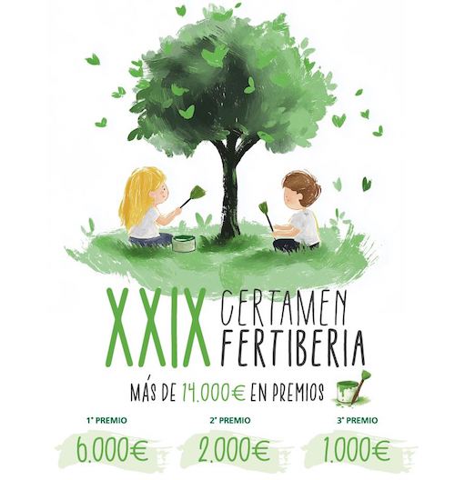 Abierta la convocatoria de la XXIX edición del Certamen de Pintura Rural Infantil de Fertiberia