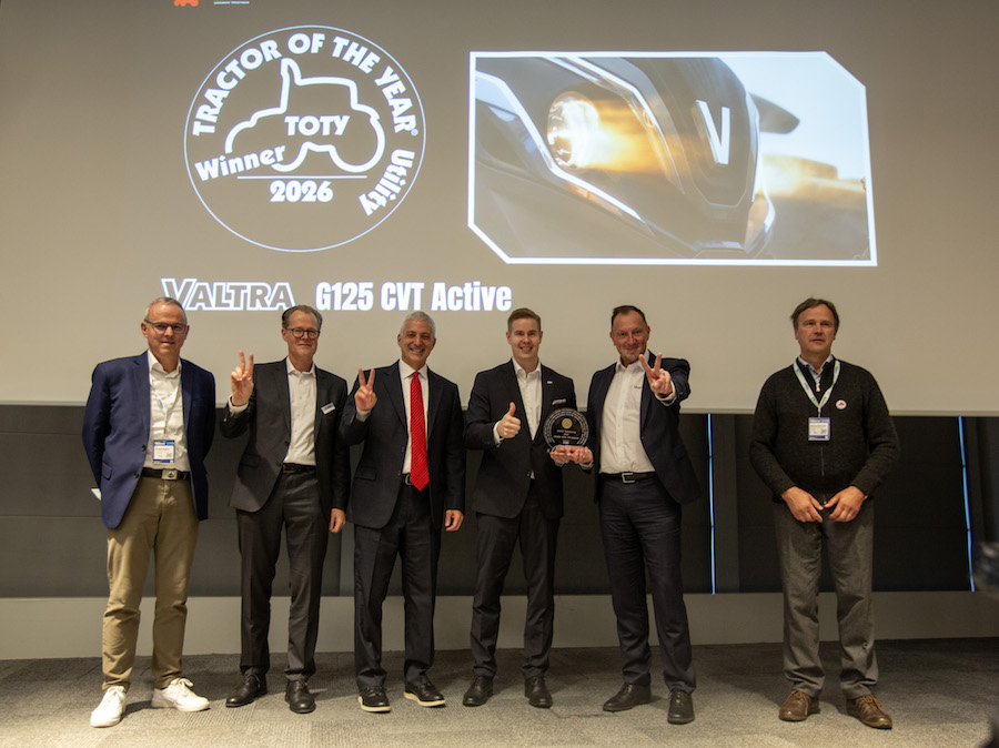 El Valtra G125 CVT Active gana el premio Tractor del Año 2026 en la categoría Utility