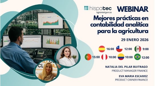 Nuevo webinar de Hispatec: Mejores prácticas en Contabilidad Analítica para la Agricultura
