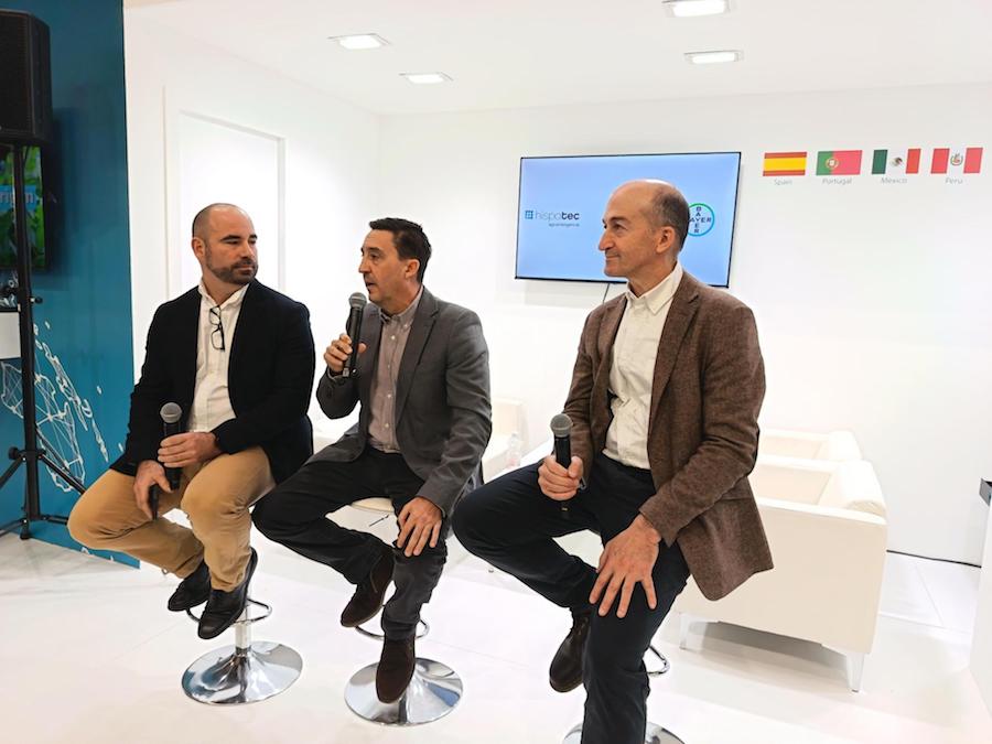 Bayer e Hispatec alcanzan un acuerdo para impulsar la seguridad alimentaria mediante sus herramientas digitales Bayer e Hispatec alcanzan un acuerdo para impulsar la seguridad alimentaria mediante sus herramientas digitales