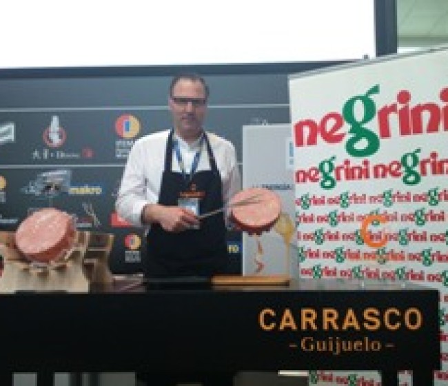 Negrini y Carrasco Guijuelo presentan la primera mortadela de Bolonia de cerdo ibérico