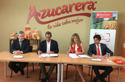 Banco Santander y Azucarera firman un acuerdo para anticipar el cobro de remolacha
