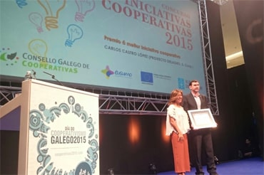 Delagro obtiene el premio a la mejor iniciativa cooperativa gallega 2015